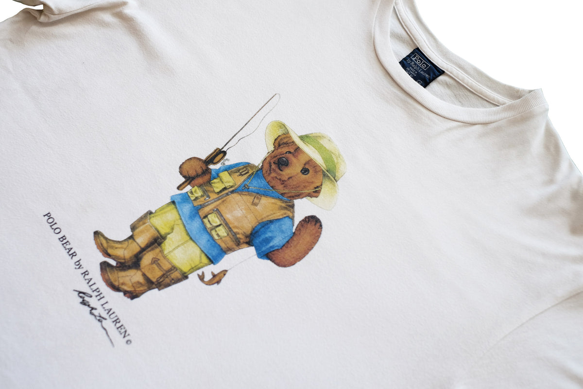 Polo bear fishing top t shirt