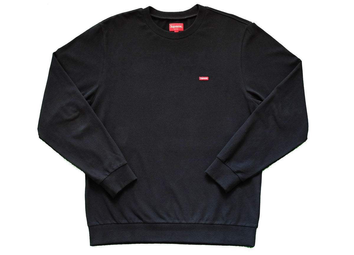 Supreme Small Box Logo Pique Crewneck FW16