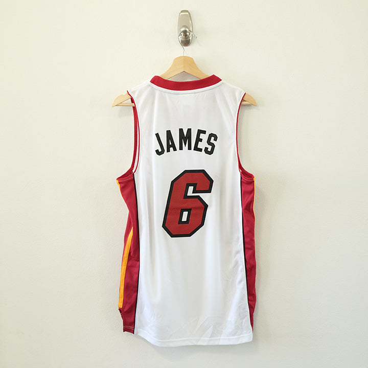 adidas NBA Jersey Miami Heat Lebron James Black Sz M for sale online