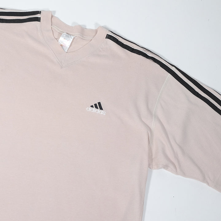 Vintage Adidas Stripe T-Shirt - M/L