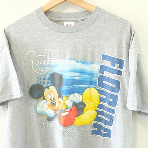 Vintage Mickey Mouse Graphic T-Shirt - L