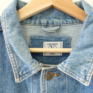 Vintage Valentino Made In Italy Denim Jacket - L