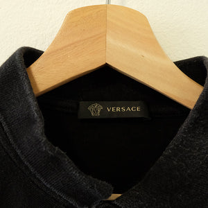 Vintage Versace Embroidered Spell Out Shirt - XL