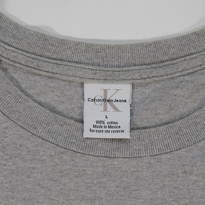 Vintage Klein Calvin – L/XL - Steep Classic Logo Store T-Shirt